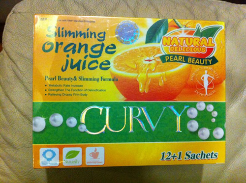 Curvy Slimming Orange Juice free shipping 10 boxes